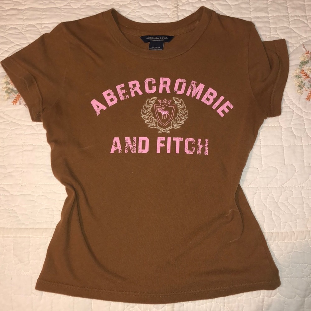 Abercrombie & Fitch Brown Tee